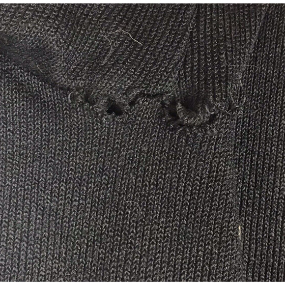 Vintage Liz Roberts Long Line Cardigan Dress Set Black Red Plaid Size 8 FLAW - Picture 3 of 9